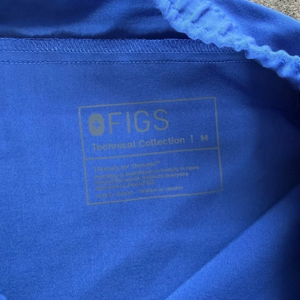 Figs Men's Tansen Jogger in Denim Blue Size Medium Scrubs Medical Nursing